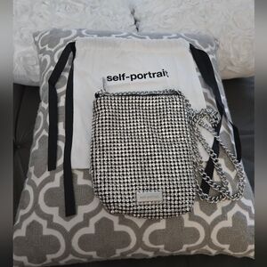 Self-Portrait Crystal Mini Bag